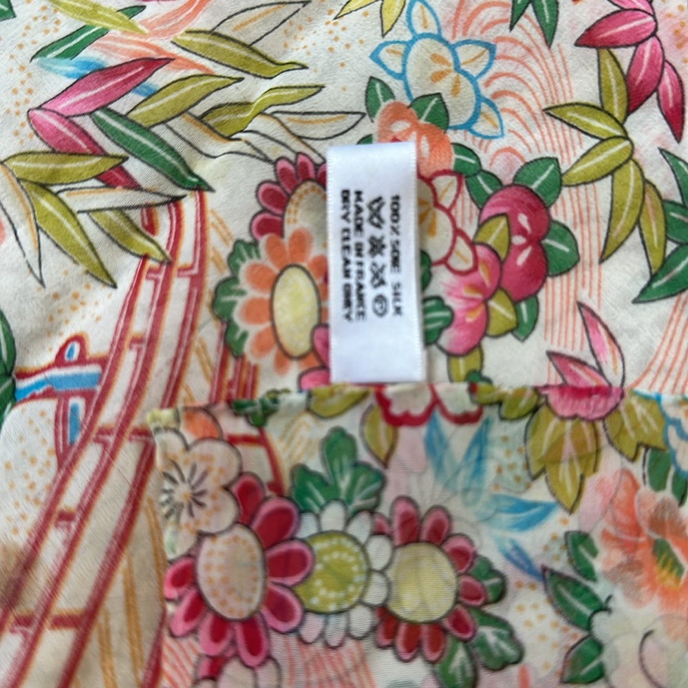 Authentic Vintage Christian Dior Silk Scarf - Picture 4 of 9